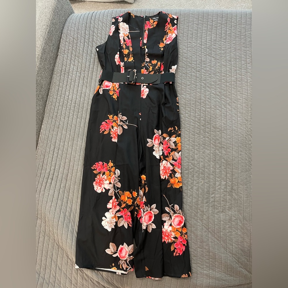 Floral print jumpsuit